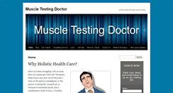 Desktop Screenshot of muscletestingdoctor.com