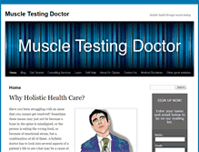 Tablet Screenshot of muscletestingdoctor.com